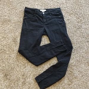 Black zip leg pants
